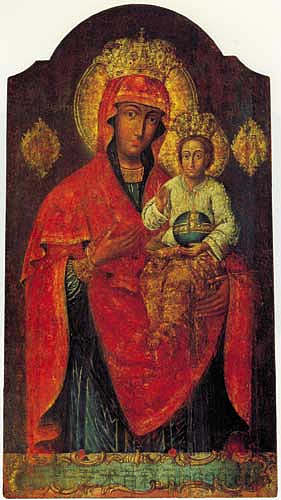 普罗维登斯圣母 Our Lady of Providence (c.1700 - c.1800)，东正教圣像