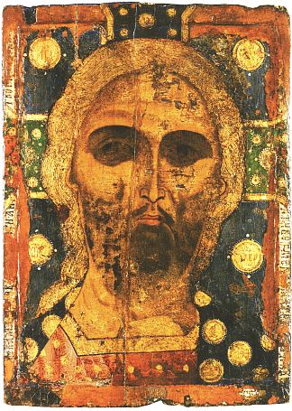 金发的救世主 The Savior of Golden Hair (c.1200 – c.1225)，东正教圣像