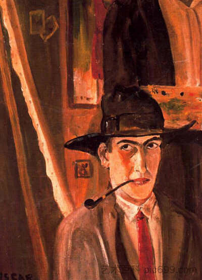 自画像 Autorretrato (1926)，奥斯卡·多明委兹