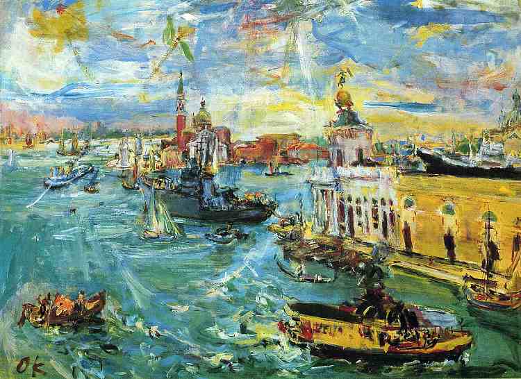 威尼斯海关 Venice Dogana (1948)，奥斯卡·科柯施卡