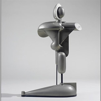 抽象图 Abstract Figure (1921)，奥斯卡·施莱默