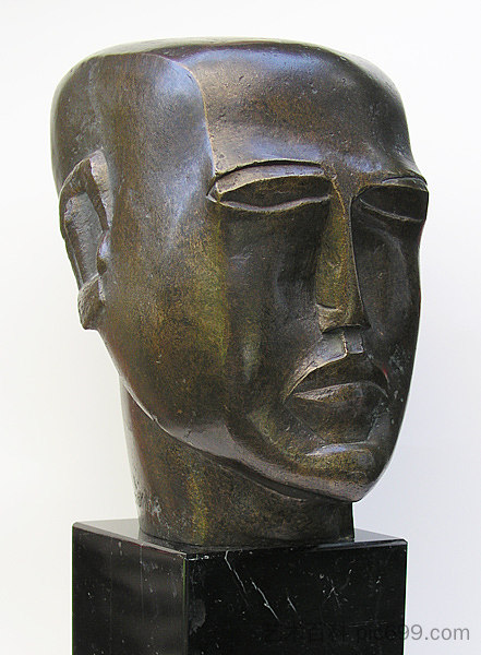 人头 Human head (1923)，奥西普·扎德金