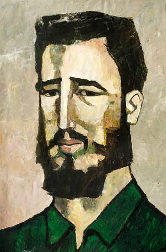 菲德尔·卡斯特罗的肖像 Portrait of Fidel Castro (1961)，奥斯瓦尔多加亚沙明