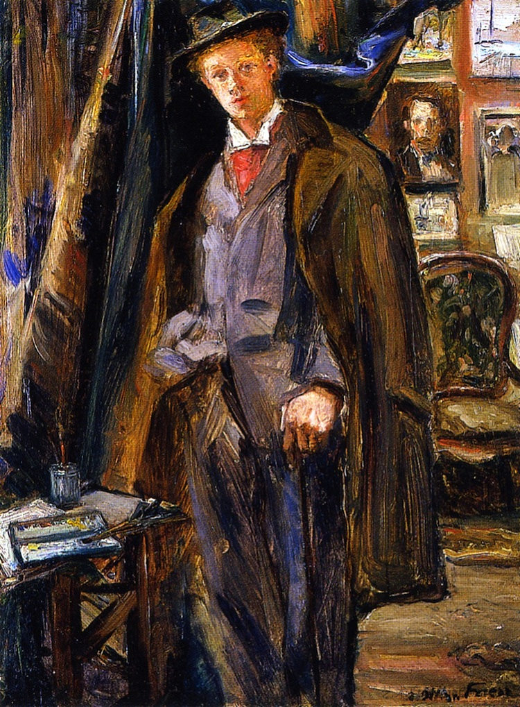 杜菲在工作室 Dufy in the Studio (1900)，奥东·弗里茨