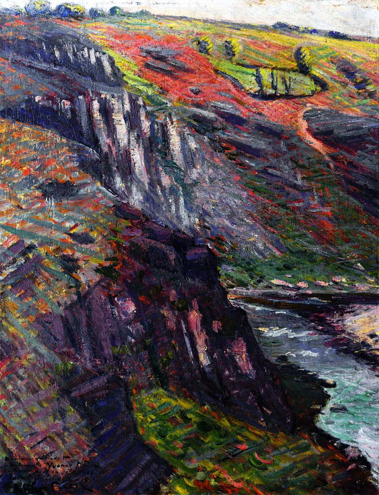 风景， 克罗赞特 Landscape, Crozant (1901)，奥东·弗里茨