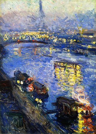 格勒内尔桥，巴黎 The Pont de Grenelle, Paris (1901)，奥东·弗里茨