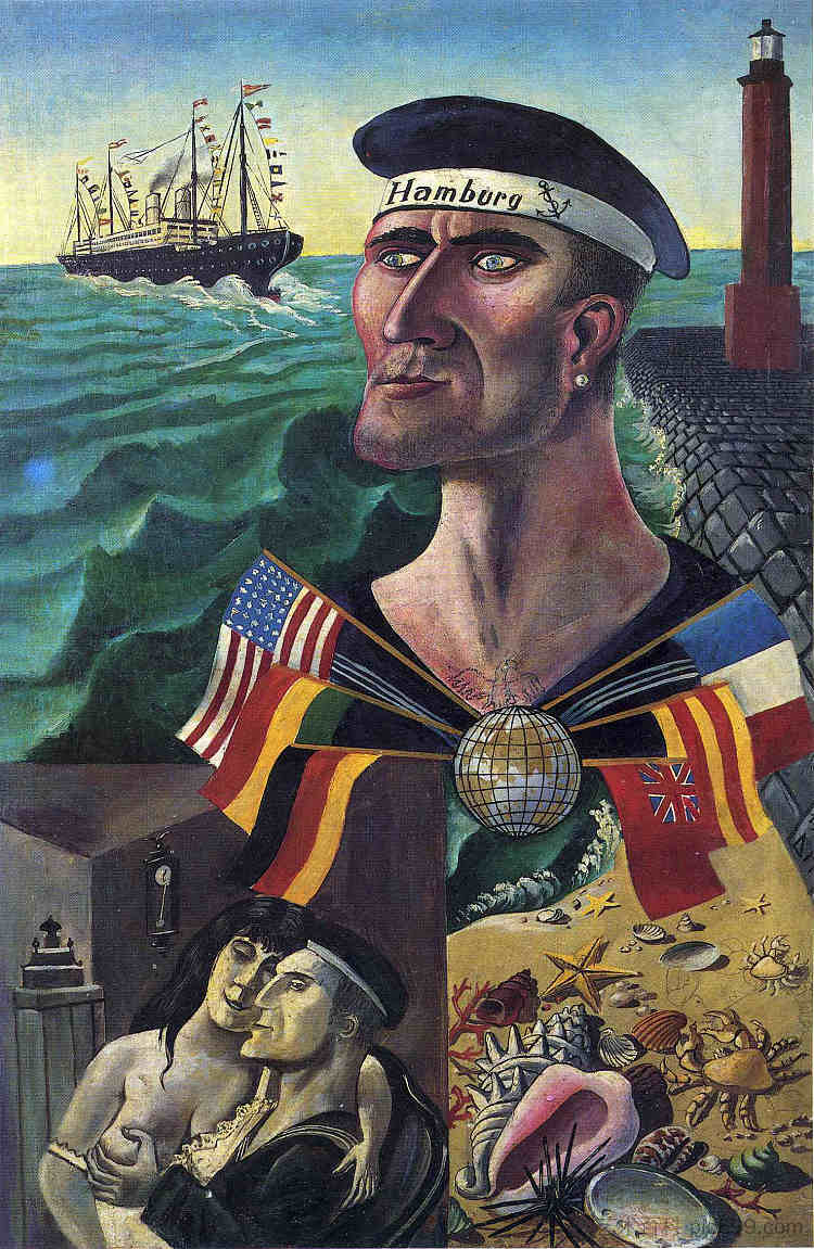 告别汉堡 The Goodbye to Hamburg (1921)，奥托·迪克斯