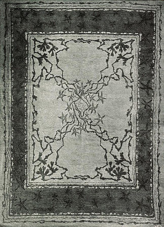 地毯设计 Carpet design (1898)，奥托·艾克曼