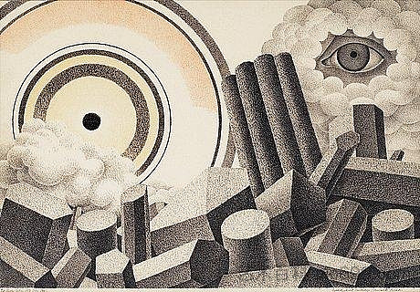 世界末日景观 Apocalyptic Landscape (1933),奥托·古斯塔夫·考尔斯特