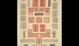 意大利装饰品5号。印刷书籍中的装饰品 Italian Ornament no. 5. Ornaments from printed books，欧文·琼斯