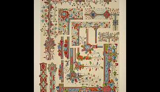 中世纪装饰照明手稿第2号。十三世纪和十四世纪部分照明手稿 Medieval Ornament Illuminated Manuscripts no. 2. Portions of illuminated manuscripts of the thirteenth and fourteenth centuries，欧文·琼斯