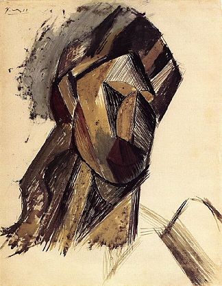 女人的头（费尔南德） Head of a Woman (Fernande) (c.1909)，巴勃罗·毕加索