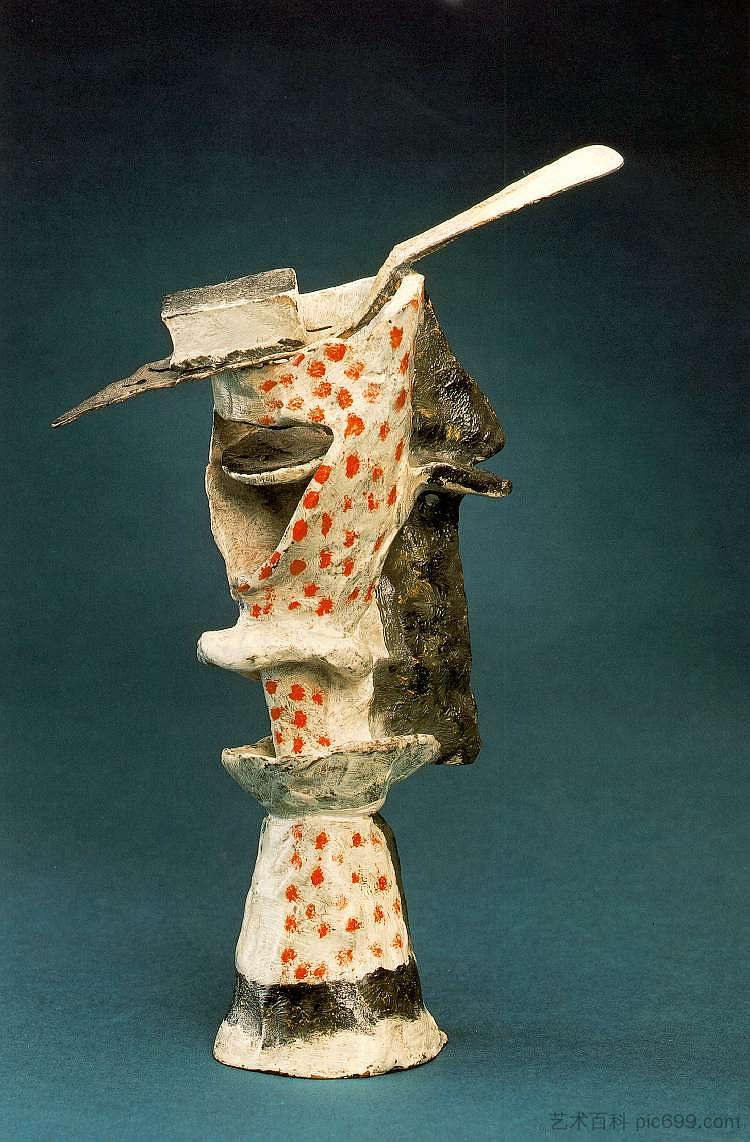 一杯苦艾酒 A glass of absinthe (1914),巴勃罗·毕加索