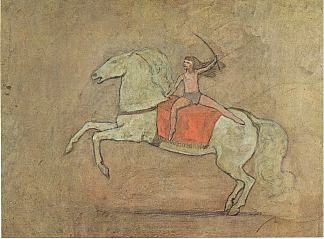 女骑士 A horsewoman (1905)，巴勃罗·毕加索