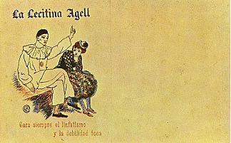 “Lecitina Agell”的广告 Advertisement for ‘Lecitina Agell’ (1902)，巴勃罗·毕加索