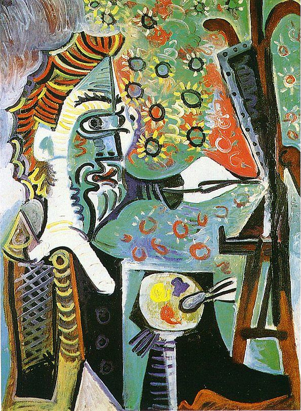 一个艺术家 An artist (1963)，巴勃罗·毕加索
