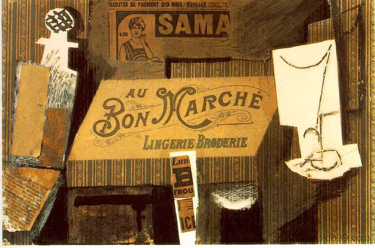 走上正轨 Au bon marche (1913),巴勃罗·毕加索