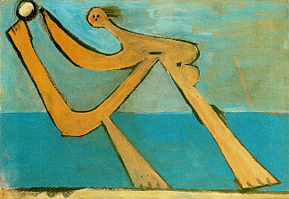 沐浴者 Bather (1928)，巴勃罗·毕加索