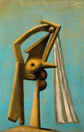 沐浴者 Bather (1929)，巴勃罗·毕加索