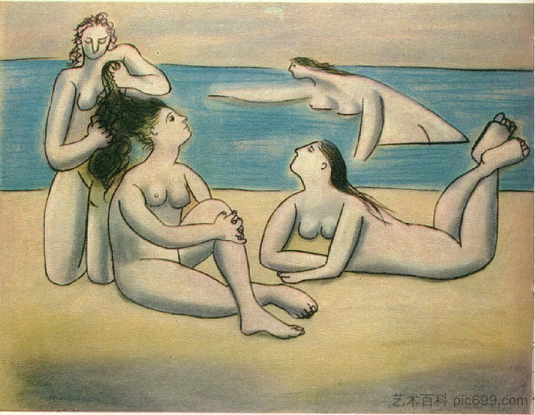 游泳者 Bathers (1920)，巴勃罗·毕加索