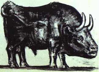 牛(第二版) Bull (plate II) (1945)，巴勃罗·毕加索