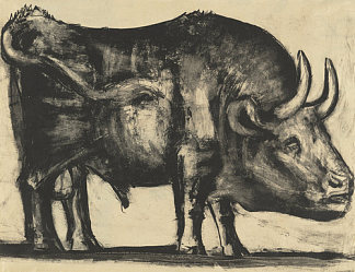 牛(第三版) Bull (plate III) (1945)，巴勃罗·毕加索