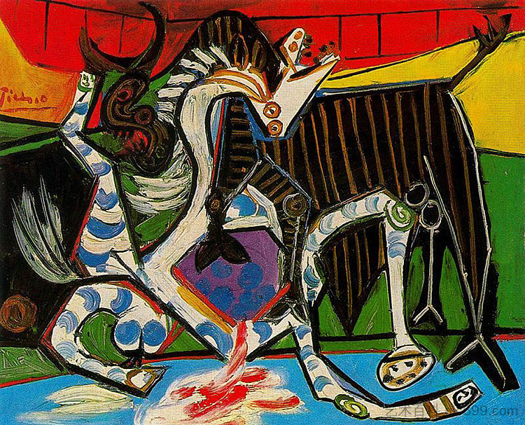 斗牛 Bullfight (1934),巴勃罗·毕加索