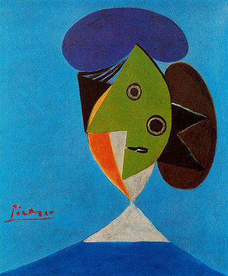 一个女人的半身像 Bust of a woman (1935)，巴勃罗·毕加索