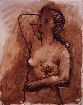 女人的半身像 Bust of woman (1906)，巴勃罗·毕加索