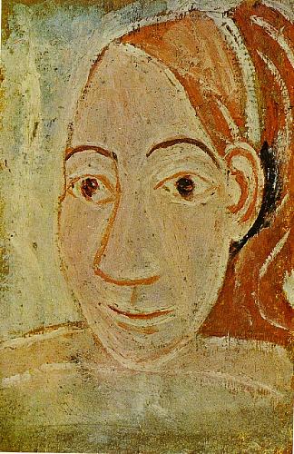 女人的半身像 Bust of woman (1906)，巴勃罗·毕加索