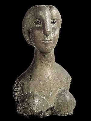 女人的半身像 Bust of woman (1931)，巴勃罗·毕加索