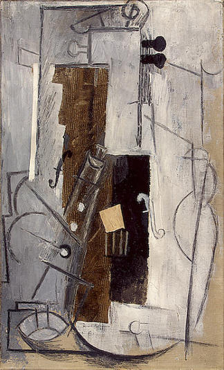 单簧管和小提琴 Clarinet and Violin (1913)，巴勃罗·毕加索