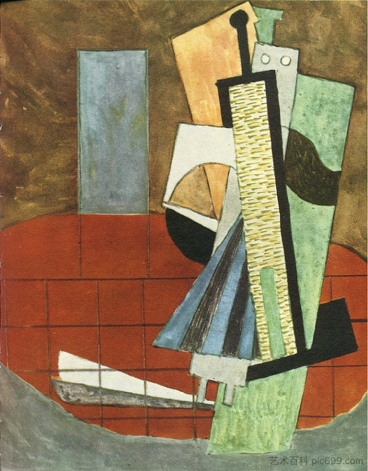 几个舞者 Couple of dancers (1915),巴勃罗·毕加索