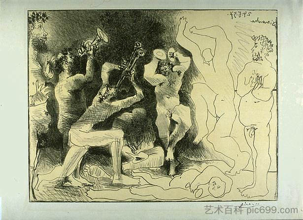 农牧之舞 Dance of Fauns (1957),巴勃罗·毕加索