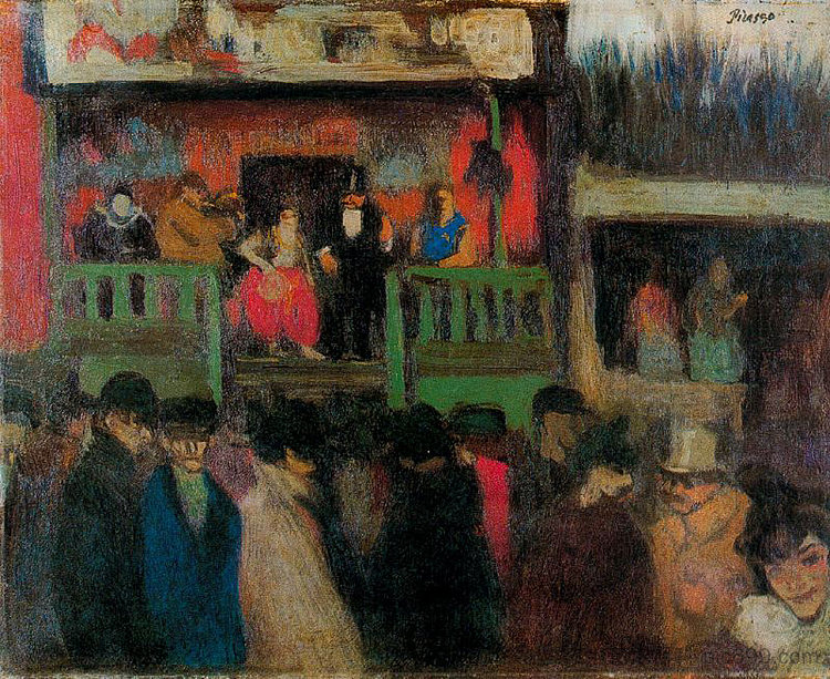 游乐场 Fairground (1900),巴勃罗·毕加索