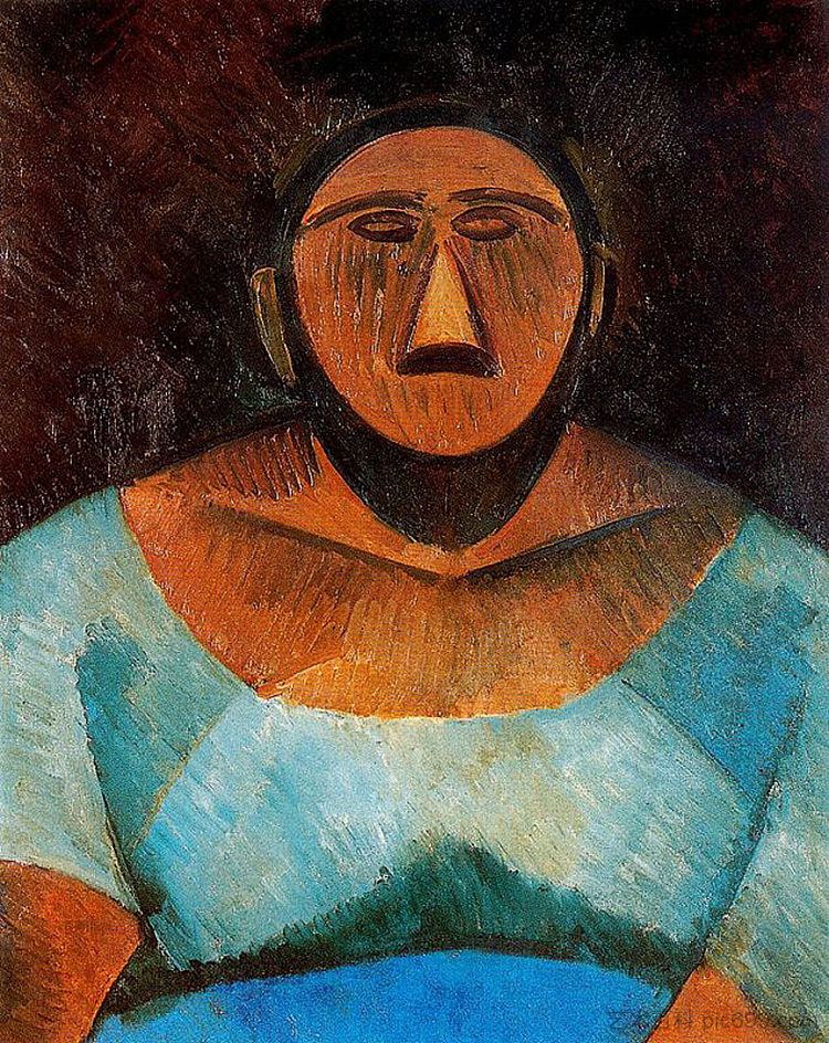 农场妇女 Farm woman (1908),巴勃罗·毕加索