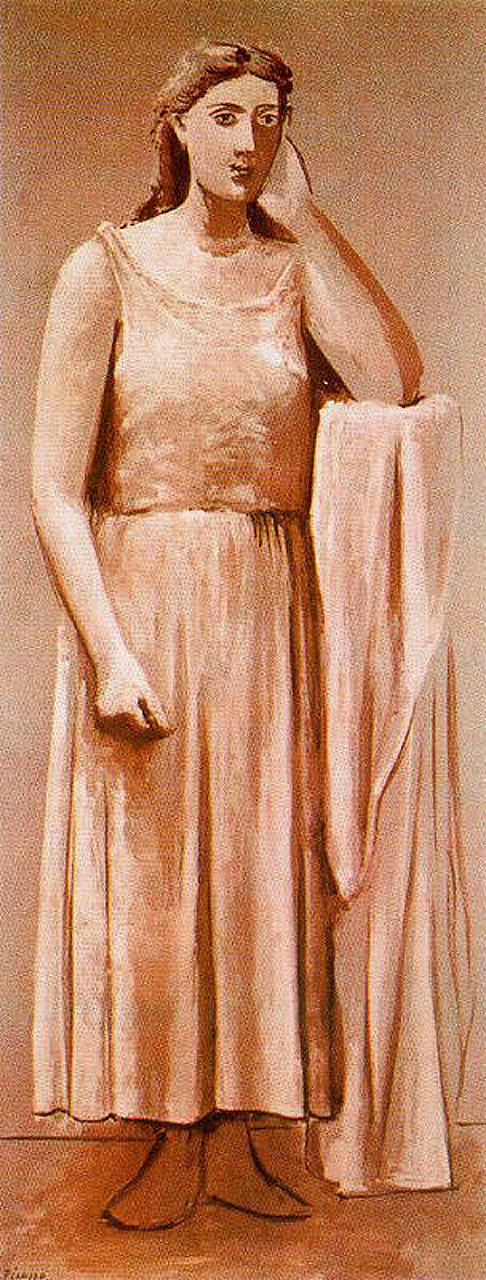 希腊的女人 Greek woman (1924)，巴勃罗·毕加索