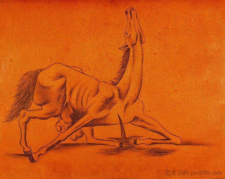 内脏马 Gutted horse (1917),巴勃罗·毕加索