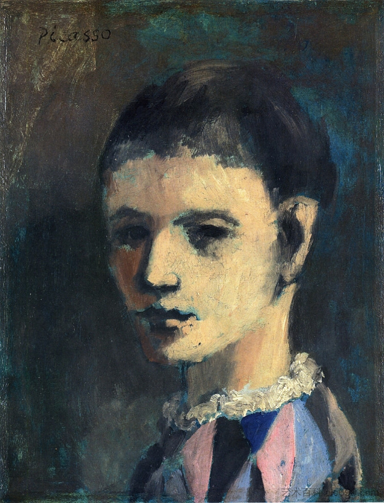 丑角的头 Harlequin's Head (1905),巴勃罗·毕加索
