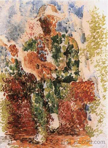 带着吉他的小丑 Harlequin with guitar (1916),巴勃罗·毕加索