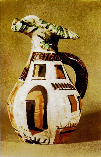 带把手的水壶 Jug with handle (1954)，巴勃罗·毕加索