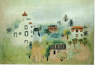 景观 Landscape (1928)，巴勃罗·毕加索