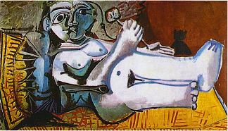 躺着的女性裸体 Lying female nude (1964)，巴勃罗·毕加索