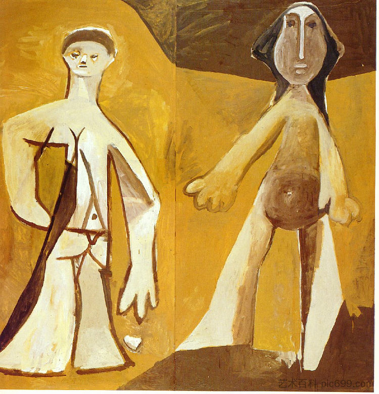 男人和女人 Man and Woman (1958),巴勃罗·毕加索