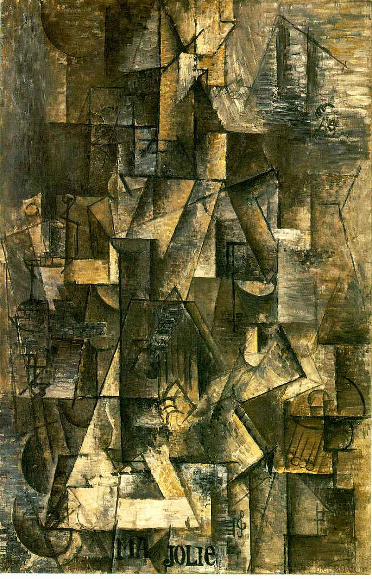 My Pretty One (Woman with Guitar) My Pretty One (Woman with Guitar) (1911),巴勃罗·毕加索