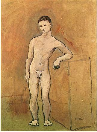 裸体青年 Nude Youth (1906)，巴勃罗·毕加索