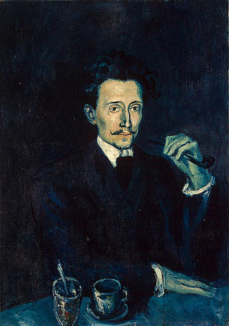 裁缝索勒的肖像 Portrait of a tailor Soler (1903)，巴勃罗·毕加索