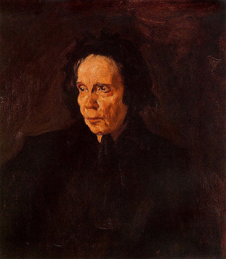 佩帕阿姨的肖像 Portrait of aunt Pepa (1896),巴勃罗·毕加索