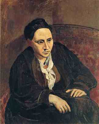 格特鲁德·斯坦因的肖像 Portrait of Gertrude Stein (1906)，巴勃罗·毕加索