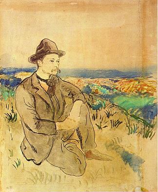 朱利·冈萨雷斯的肖像 Portrait of Juli Gonzalez (1902)，巴勃罗·毕加索